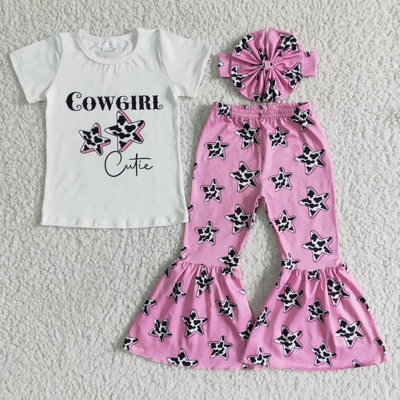Best-selling cowgirl  outfits+bow