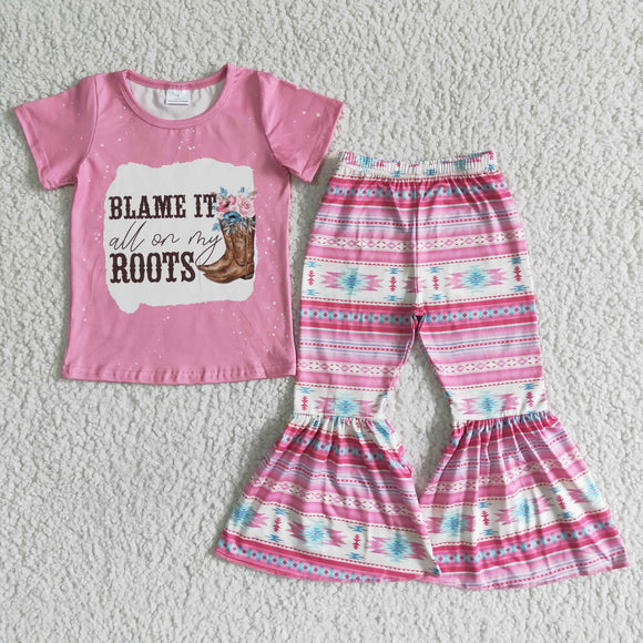 pink roots girl clothing  outfits