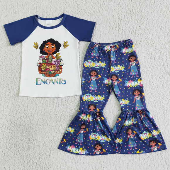 blue cartoon girl clothing  outfits