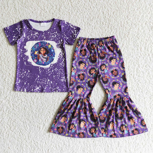 cartoon purple girl clothing  outfits