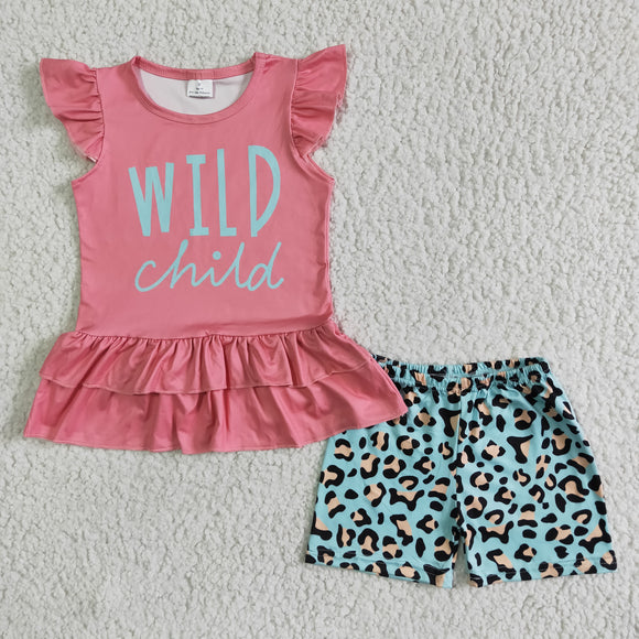 pink wild child  girls clothing