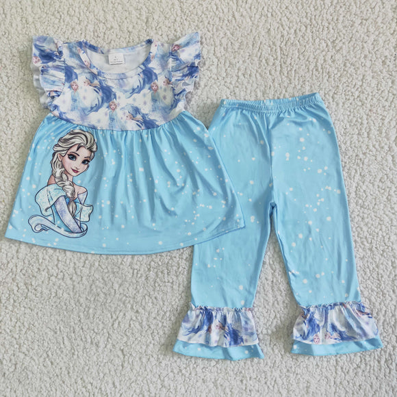 cartoon blue cute girl outfits