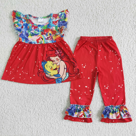 red cartoon cute girl outfits