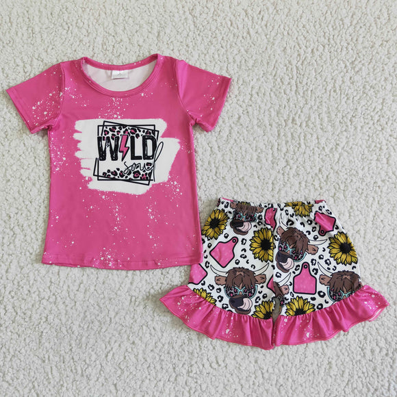 pink girl wild cow clothing