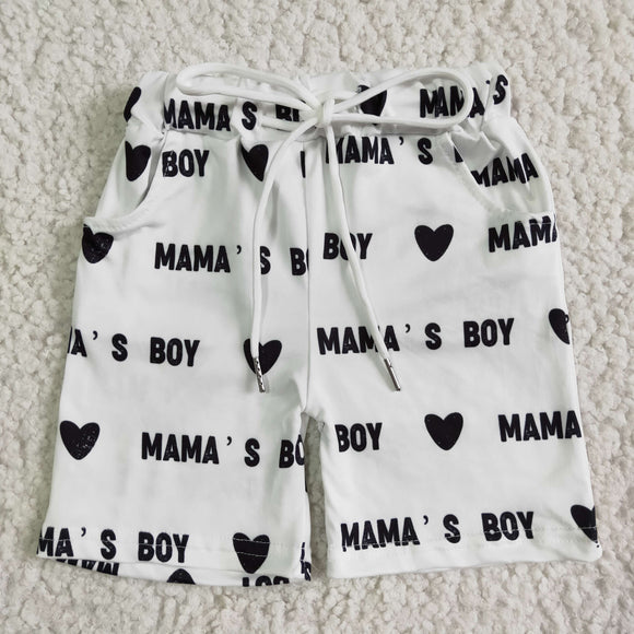 MAMA'S BOY cartoon boy shorts