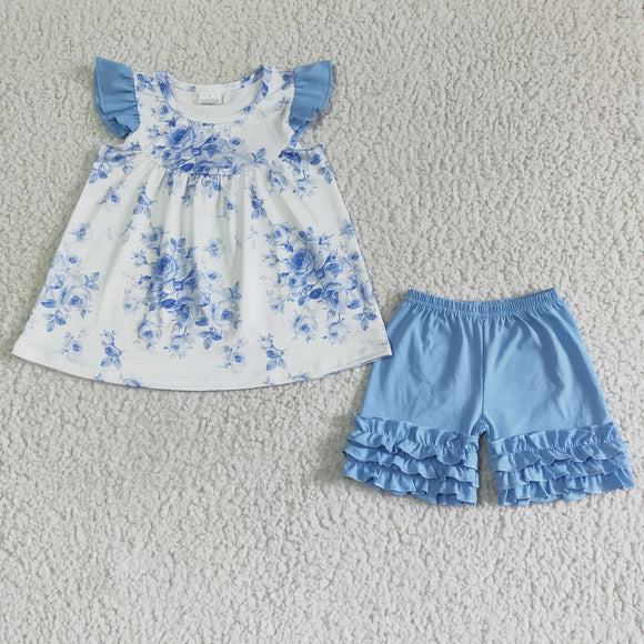 blue Girl's Summer outfits