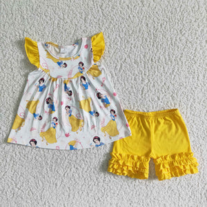 yellow  Girl's Summer outfits