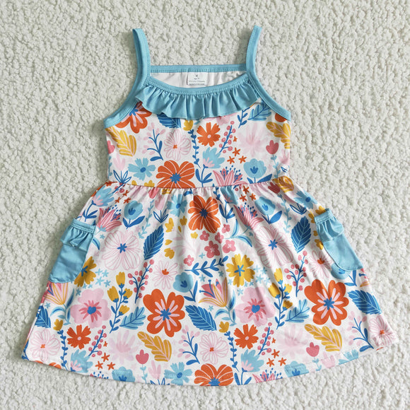 Summer flower girl dress