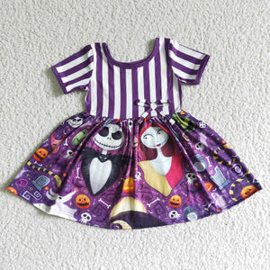 Halloween purple girl dress