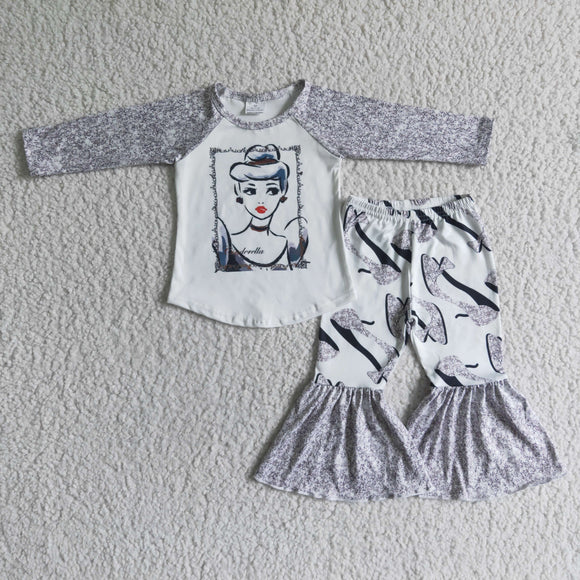 girl clothing grey long sleeve trouser outfits