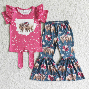 pink cow girl clothing