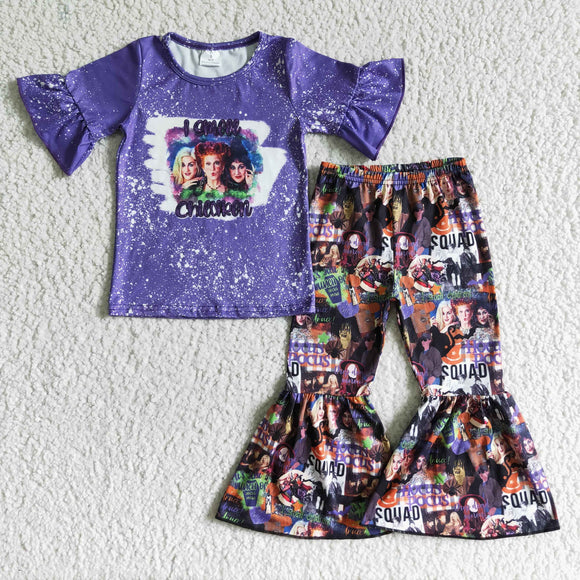 Halloween purple girl clothing