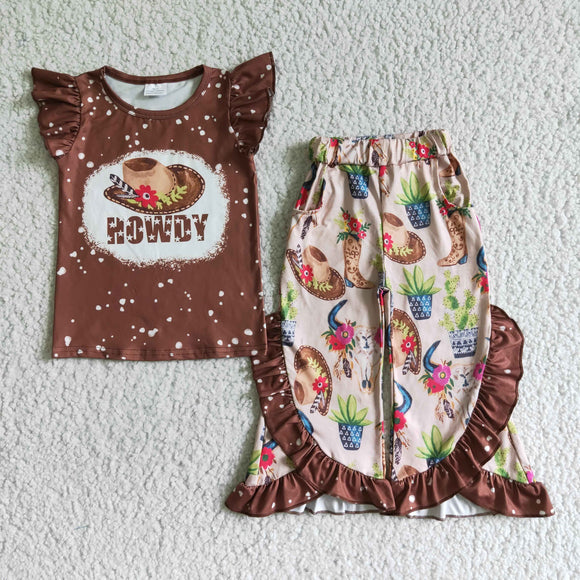 brown howdy girl clothing