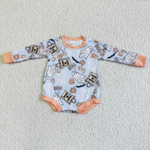 Halloween cartoon Long-sleeved romper