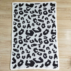 weave leopard blanket