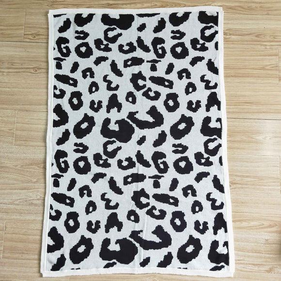 weave leopard blanket