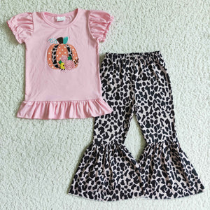 Leopard  pink pumpkin outfits
