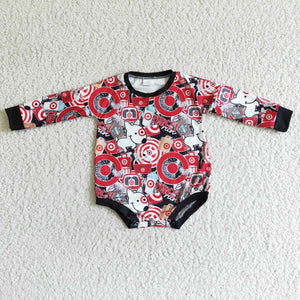red cartoon baby bubble clothing
