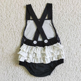 Halloween black girl romper