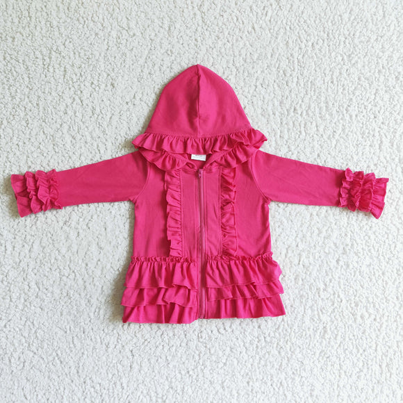 fall cotton pink jacket