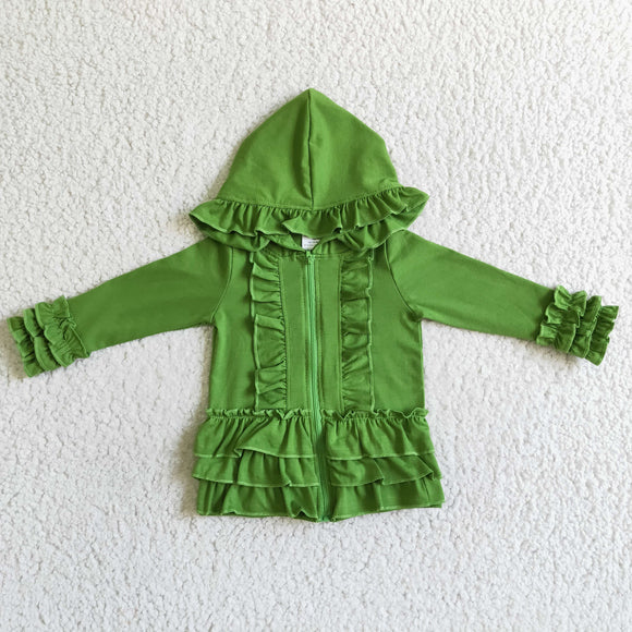 Fall cotton  green jacket