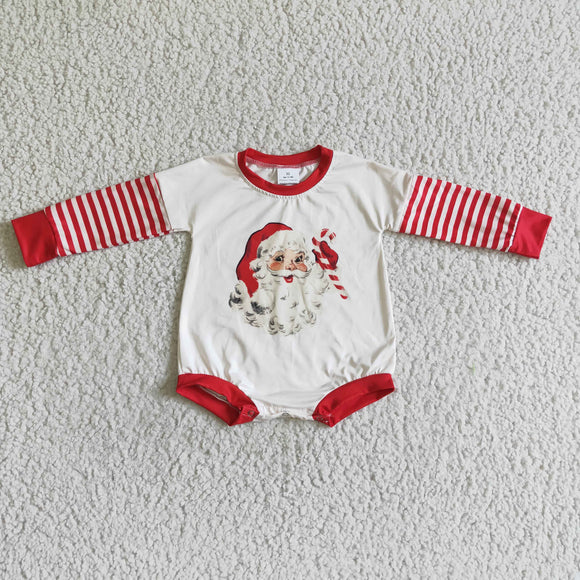 Christmas red bubble  romper