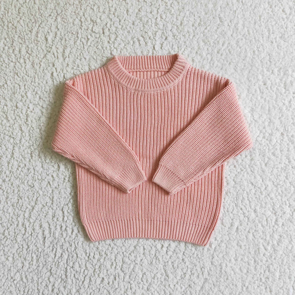 winter pink sweater