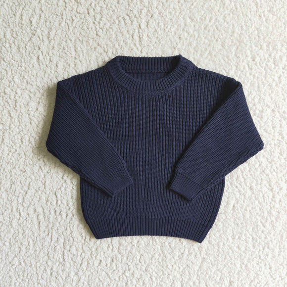Navy blue girl sweater