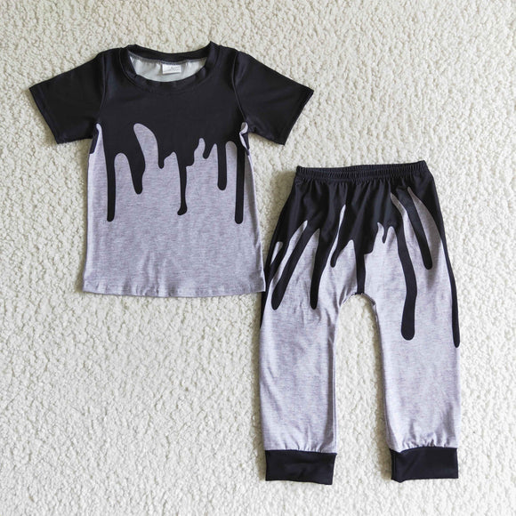 black and grey boys outfits