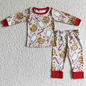 Cookies milk boys pajamas