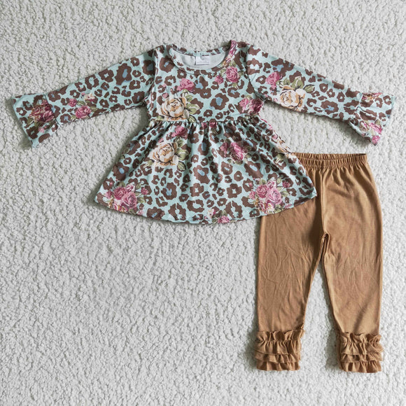flower print girls clothing  outfits