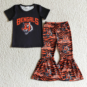 BENGALS  black tiger girls clothing