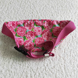 pink flower print Fanny bag