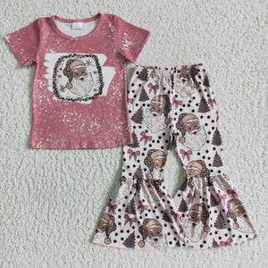 Christmas pink girls clothing