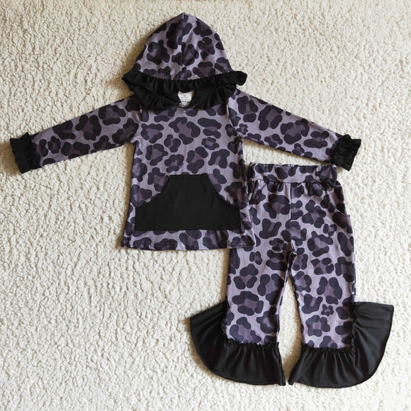 black leopard  girls outfits