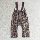 camo brown deer boys romper