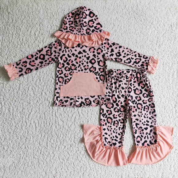 pink leopard  girls outfits
