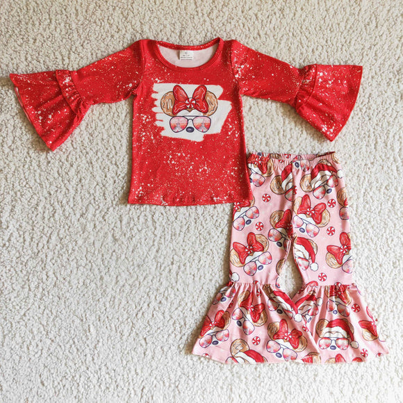 cartoon mouse red girls clothing
