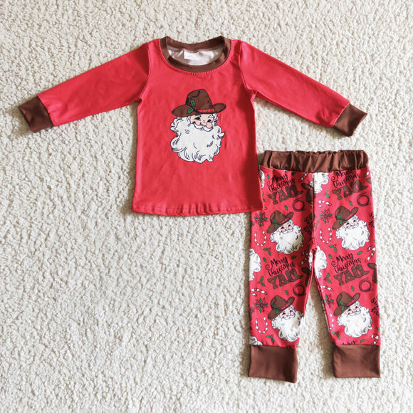 Christmas red boy and girls girls clothing