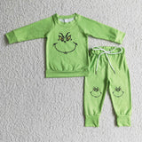 Cartoon green pajamas