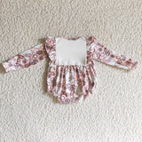 pink Holly Jolly babe romper