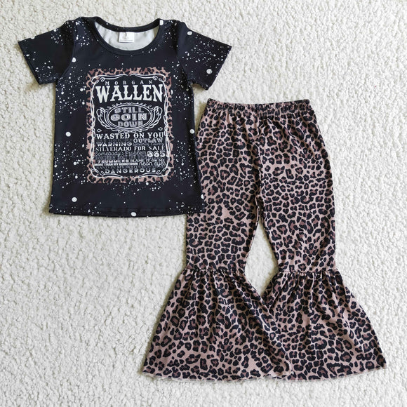 black and leopard girls clothing