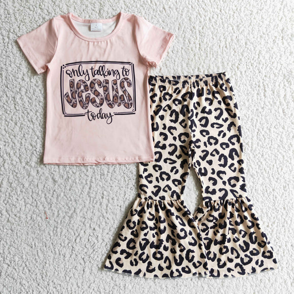 Jesus leopard girls clothing