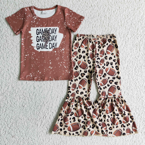 GAME DAY  brown  football girls clothing