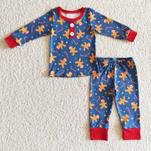 5.5 Christmas candy  cartoon boy pajamas