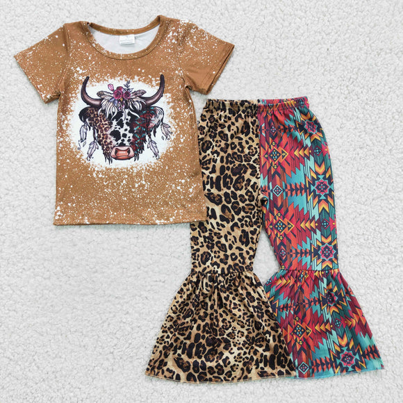 brown cow leopard clothing