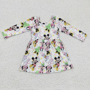 5.5 cartoon mouse girl dress