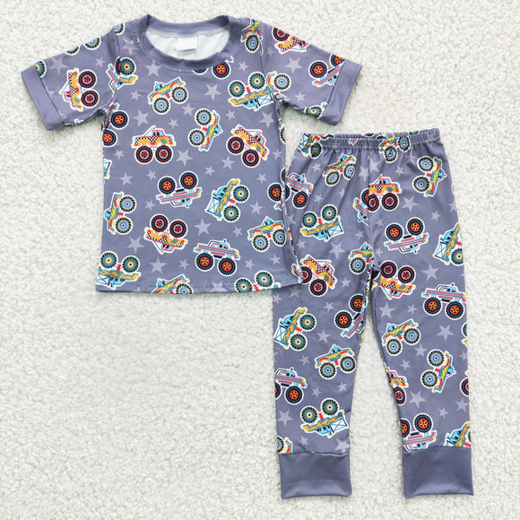 Monster Truck boy pajamas clothing