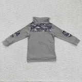 4.5 dinosaur grey pullover