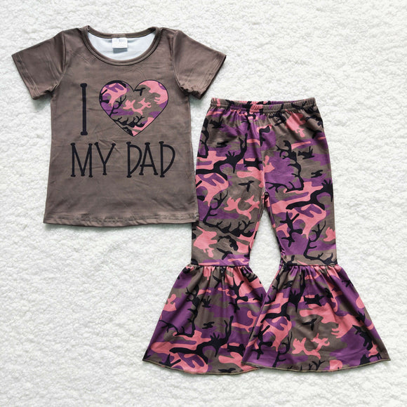 i love DAD girls clothing